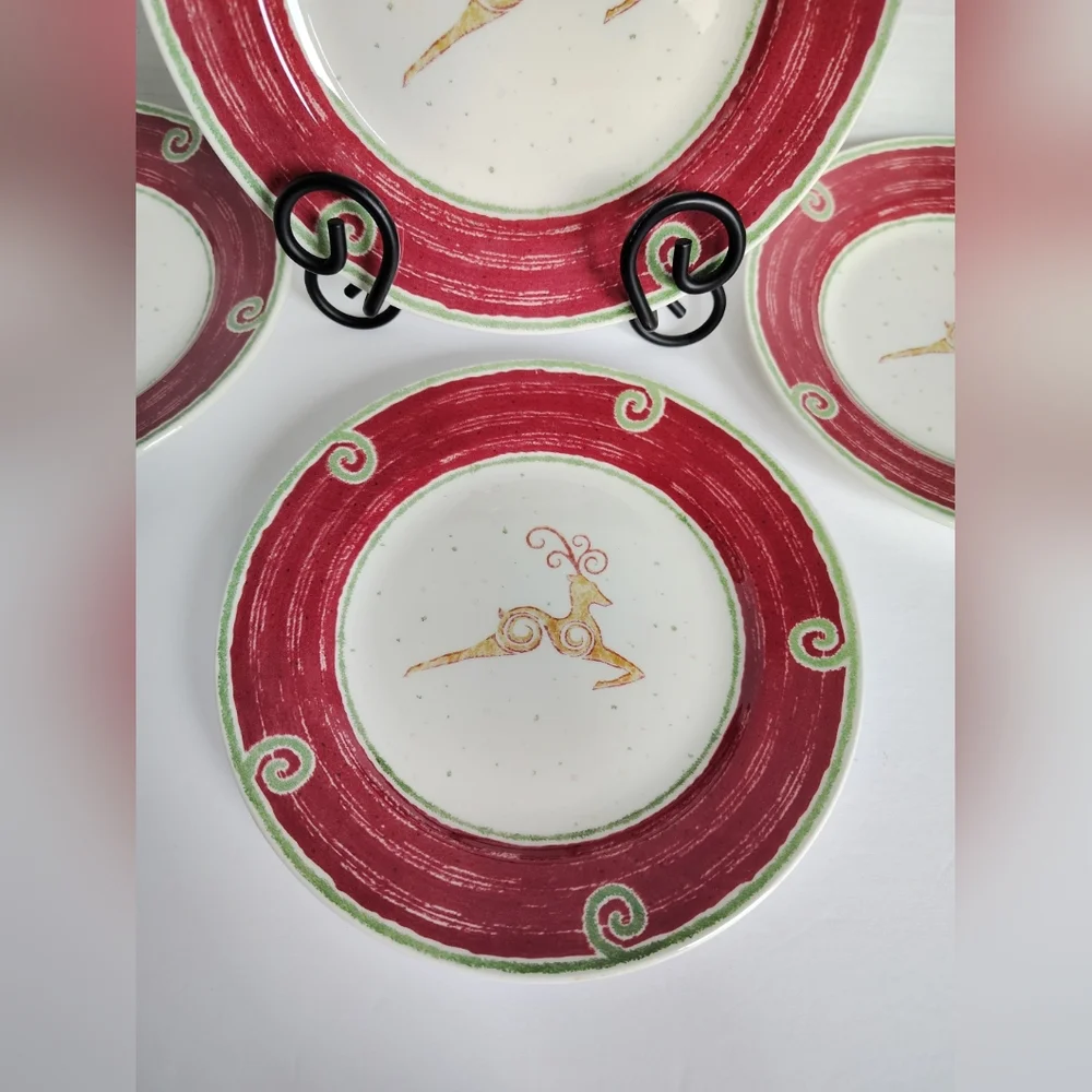 4 PIER 1 IMPORTS RUSTIC REINDEER 8